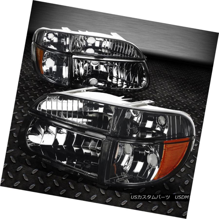 ヘッドライト SMOKED HEADLIGHT + AMBE   Rコーナー+ 95-01 FORD EXPLORER用LEDの画像