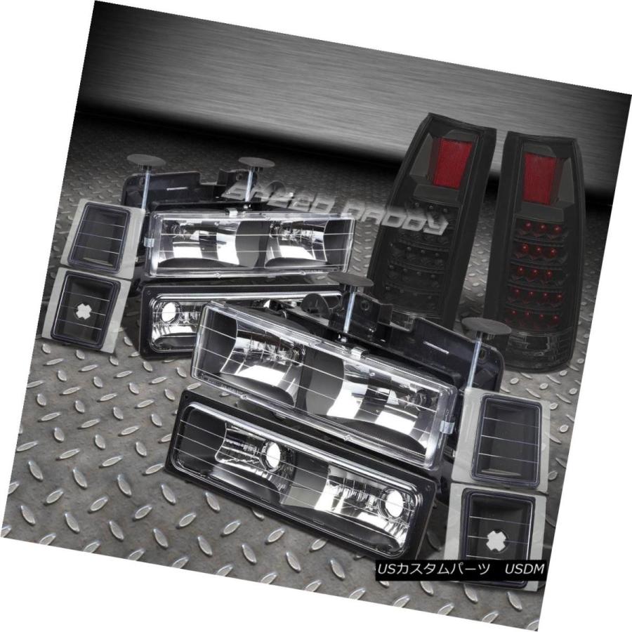 ヘッドライト 94-98 C / K BLACK HEADLIGHT + CORN  ER + BUMPER + SMOK \u003c/ wbr