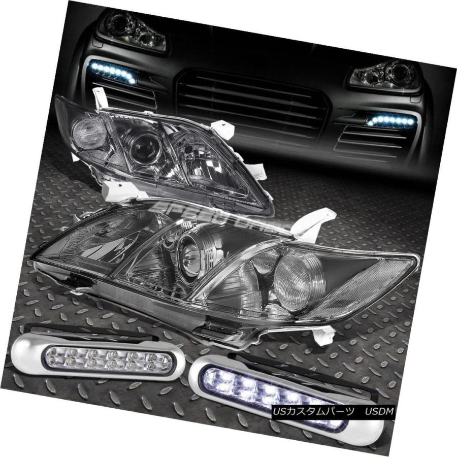 ヘッドライト SMEKED HOUSING CLEAR SIDEヘッドライト+ DAYT   IME DRIVE LEDランプ