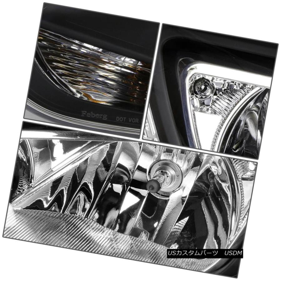 ヘッドライト 2012年?2014年FORD FOCUS GEN3 PAIR BLACK HOUSINGクリアーコーナーヘッドライト/ランプ FORの画像