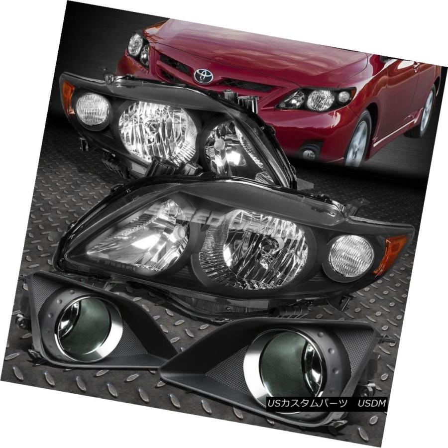 前照灯 BLACK HOUSING HEADLIGHT + AMBE   09-10トヨタコーラのR隅っこ+スモーキン 車、バイク、自転車-自動車