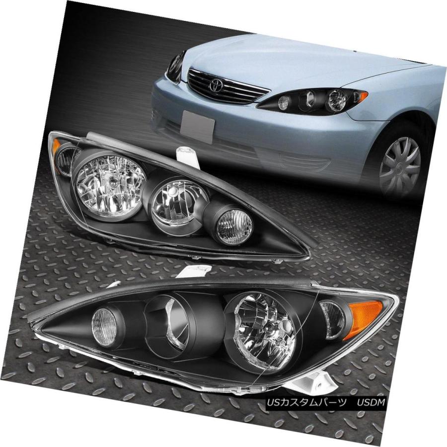 ヘッドライト BLACK HOUSING HEADLIGHT + AMBE   05-06 CAM用Rコーナー+ 6000K白の画像