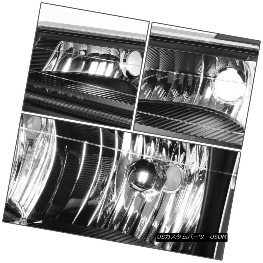 ヘッドライト 2004年から2012年の間、CHEVY COLORADO PAIR BLACK HOUSING CLEAR SIDEヘッドライト/ランの画像