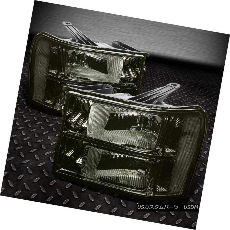 ヘッドライト 煙が響くクリアなコーナーヘッドライト+バンプ  07-14 GMC SIERRAのER + LED FOGライトの画像