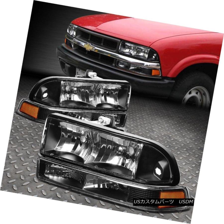 ヘッドライト BLACK HOUSING HEADLIGHT + AMBE   R信号+ 6000K白色LEDシステム（98-の画像