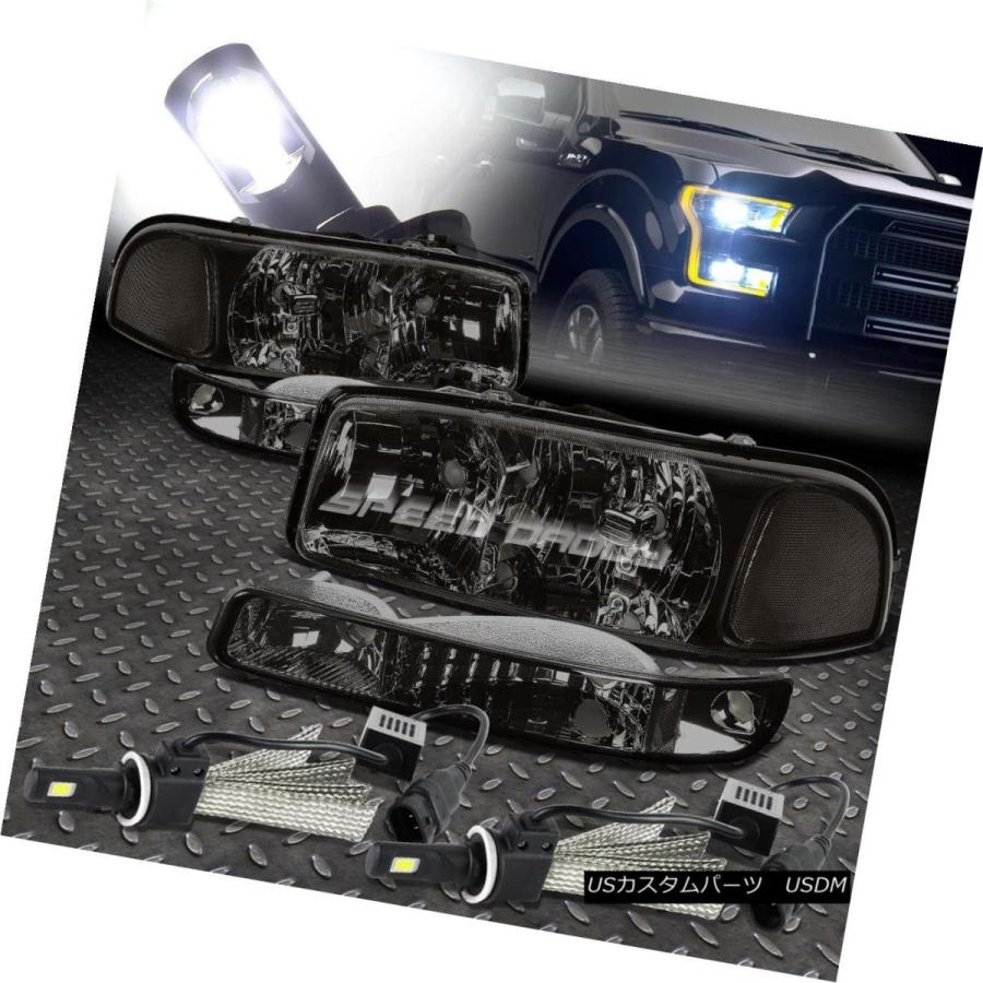 ヘッドライト SMOKED HOUSING HEADLIGHT + CLEA   Rライト+ 6000KホワイトLEDシステム