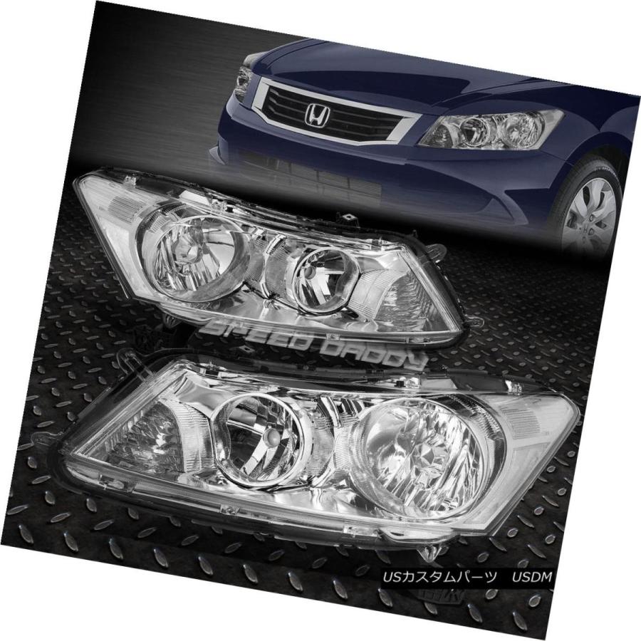 ヘッドライト CHROME HEADLIGHT + CLEA   Rレンズコーナー+ LED FOGライト08-12ホンダアコの画像