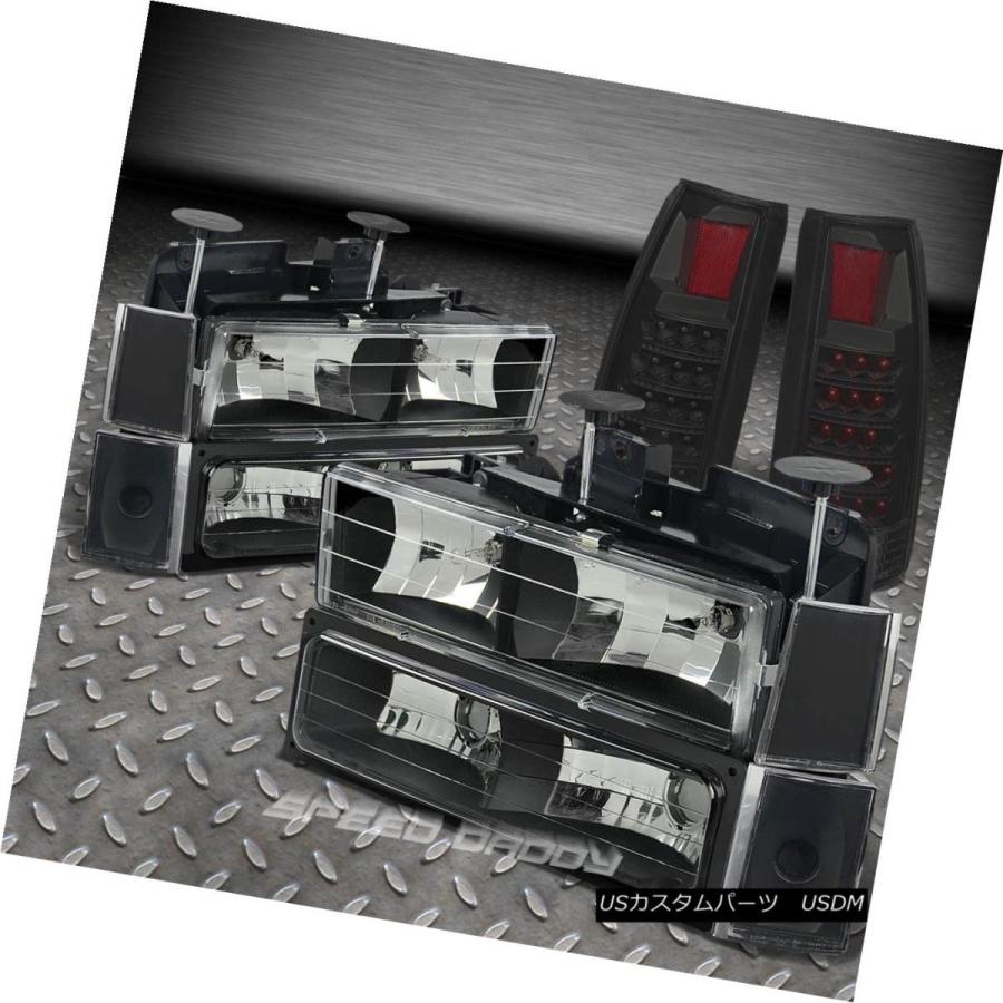 ヘッドライト 88-93 C10 YUKON BLACKヘッドライト+ CORN  \u003c/ br\u003e ER + BUMPER + SMOK \u003cw