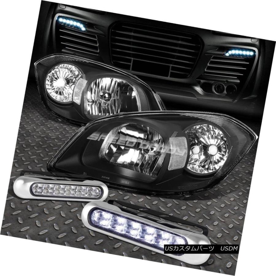 ヘッドライト BLACK HOUSING HEADLIGHT + CLEA   Rコーナー+ 05-10グリルフォグライト05