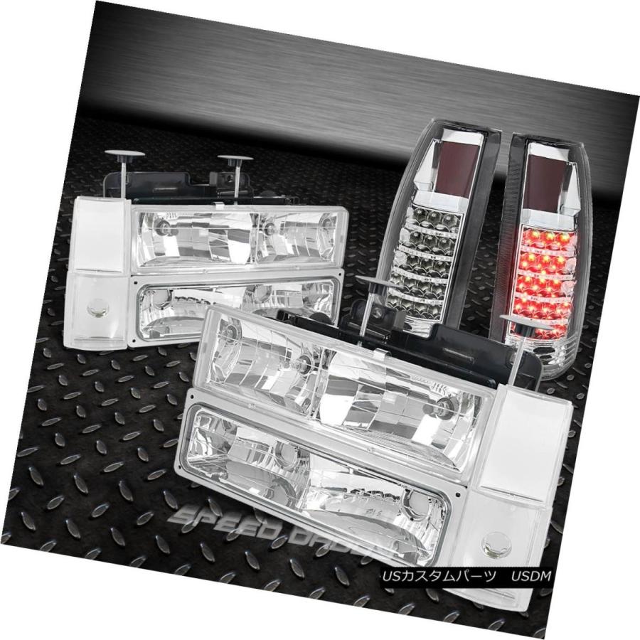 ヘッドライト 88-93 C10 YUKON CHROME HEADLIGHT + CORN \u003cER\u003e + BUMPER + CLEA