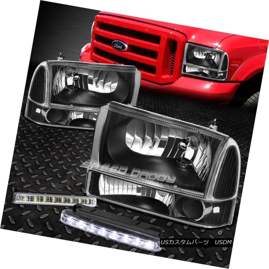 ヘッドライト BLACK HOUSING HEADLIGHT + CLEA   Rバンパーコーナー+ LED FOGライト、9