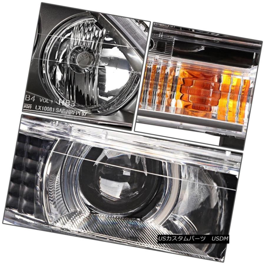 ヘッドライト 1999?2003年レクサスRX300 PAIR BLACK HOUSINGアンバーコーナーヘッドライト/ランプセット FOR 1999の画像