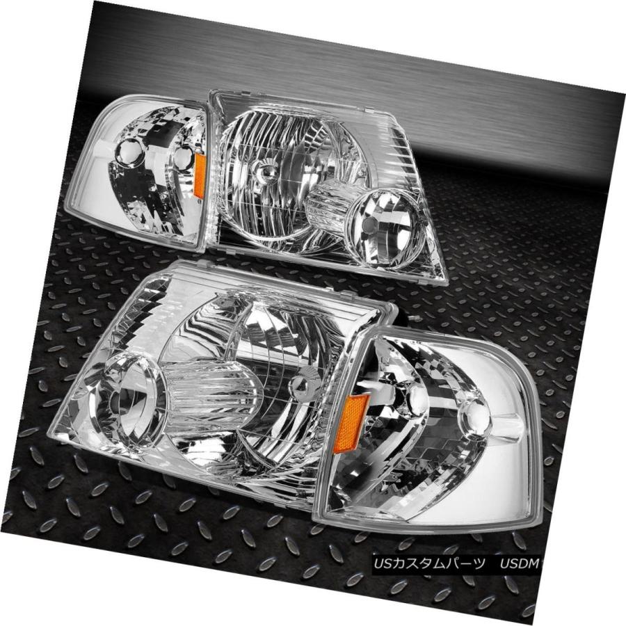 ヘッドライト CHROME HOUSING HEADLIGHT + AMBE   Rコーナー+ 02-05エクスポージャー用Lの画像