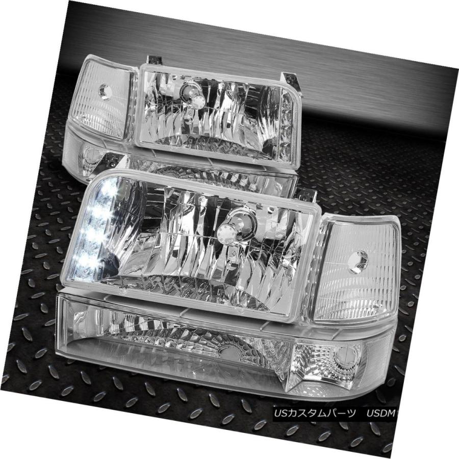 ヘッドライト CHROME LEDヘッドライト+クリーナー  Rコーナー+ 92-96 F150 / F250 / 350のたの画像