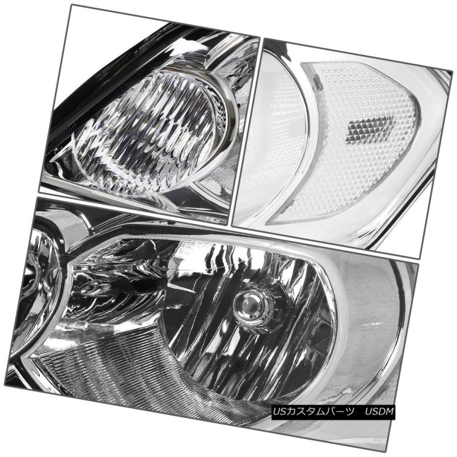 ヘッドライト CHROME HOUSING + CORNER HEADLIGHT + 6000   KホワイトLEDシステム（の画像