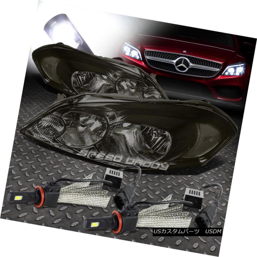 ヘッドライト SMOKED HOUSING + CORNER HEADLIGHT + 6000  KホワイトLEDシステム（06-16