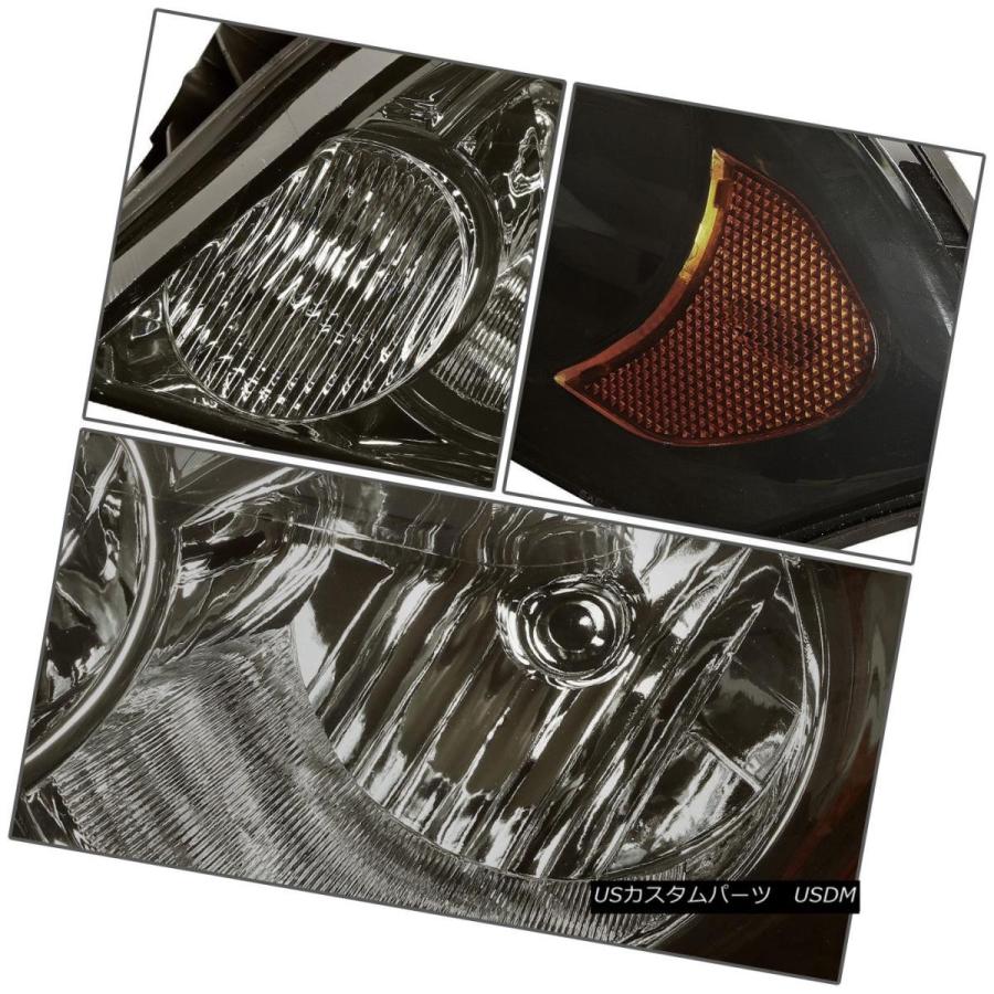 ヘッドライト SMOKEDクリアレンズ+アンバーコーナーヘッドライト+ 6000  K HID KIT for IMPALA / MONの画像