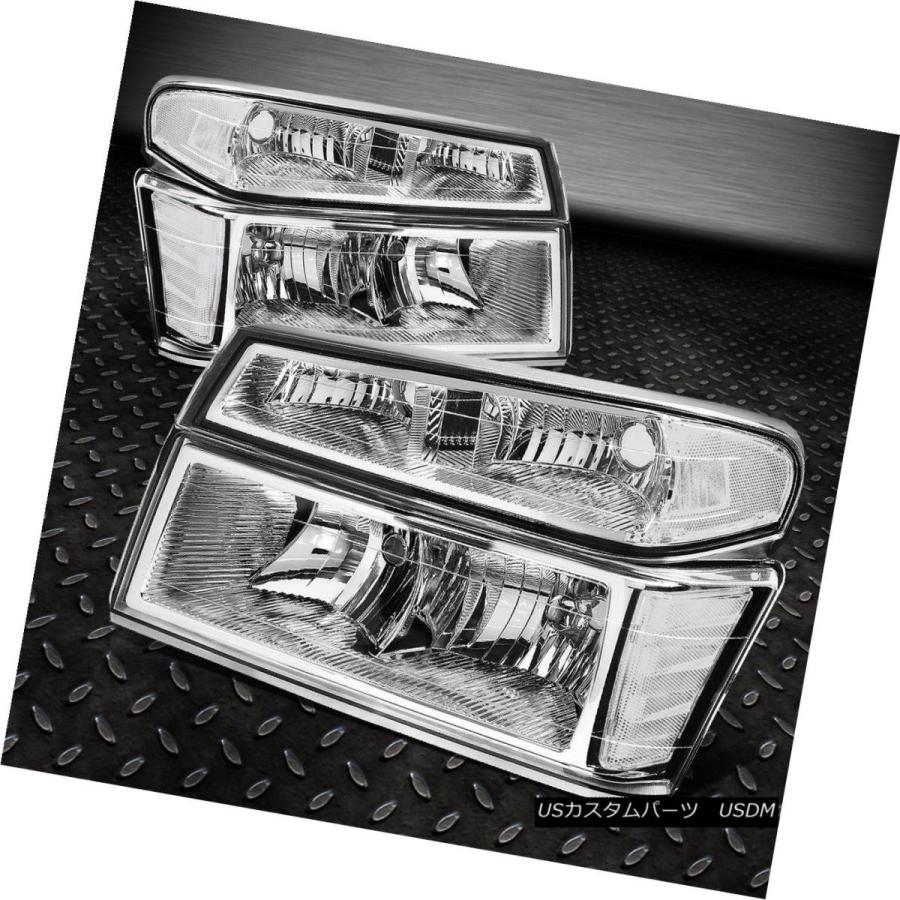 ヘッドライト CHROME HEADLIGHT + CLEA   Rコーナー+ 12 LEDグリルフォグライト04-12コロラの画像