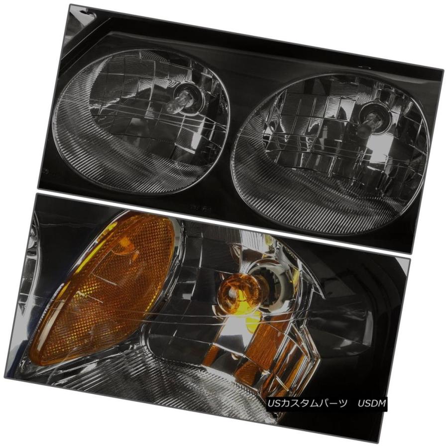 ヘッドライト SMOKED HOUSING HEADLIGHT + AMBE   Rコーナー+ 00000 IMPALA用60の画像