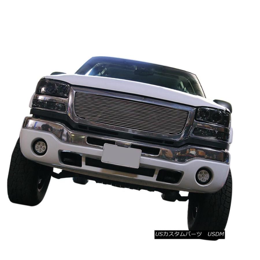 ヘッドライト 赤いハローヘッドライト+アンブロウ  Rライト+ 99-06 GMC SIERRAのための16 LEDグリルフォの画像