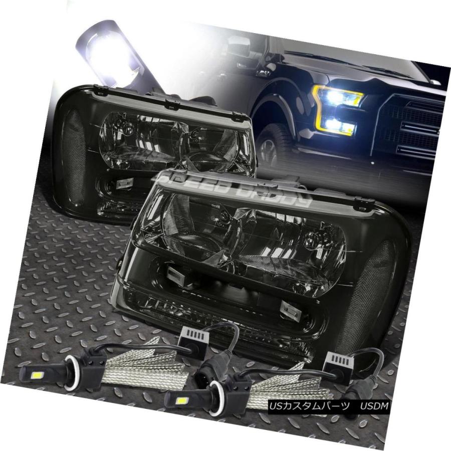 ヘッドライト SMOKED HOUSING HEADLIGHT + CLEA   Rコーナー+ 02-09ブレイザー用6000