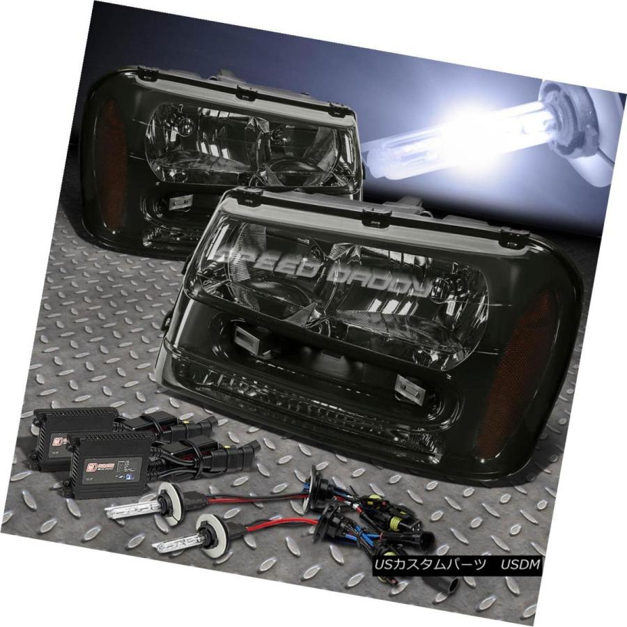 前照灯 SMOKED TINT HEADLIGHT + AMBE   R隅っこ照明ランプ+ 10000K SILM HID ライト、レンズ-車、バイク、自転車-その他ライト