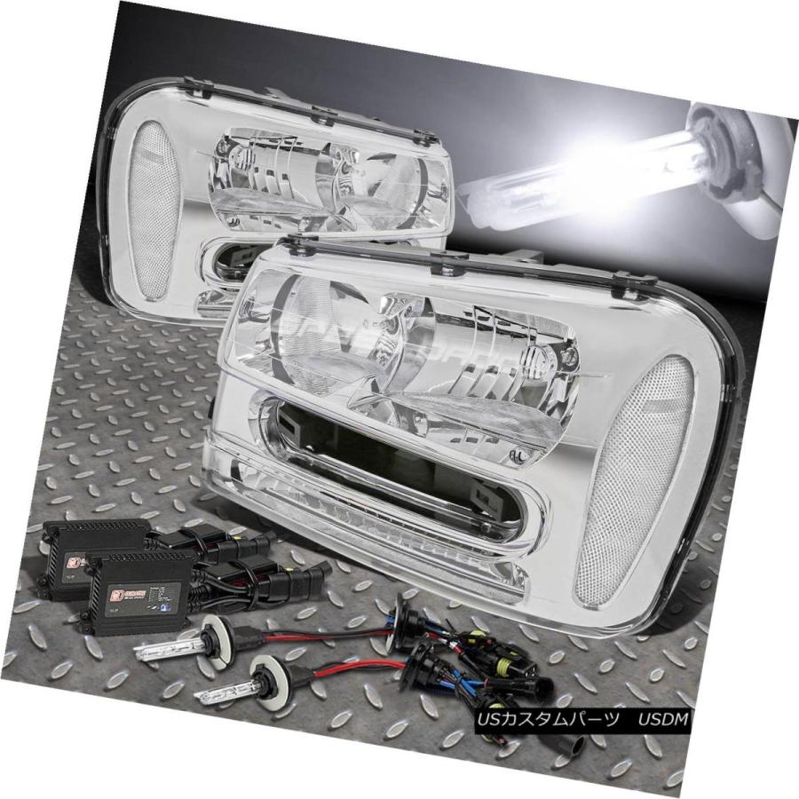 ヘッドライト CHROME CLEAR HEADLIGHT + CLEA   Rコーナーランプ+ 6000K SILM HID