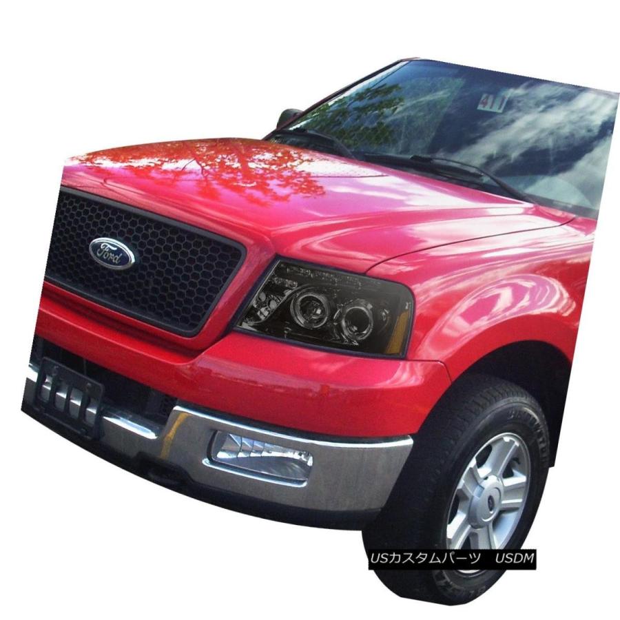 ヘッドライト [DUAL U-HALO] for 2004-2008フォードF150吹き出しプロジェクターヘッドライトW / LED DRL [DUAの画像