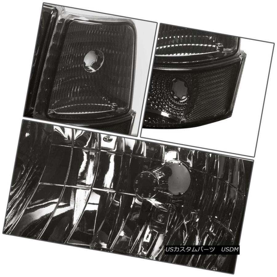 ヘッドライト SMOKED LEDヘッドライト+クリーナー  Rコーナー+ 92-96 F150 / F250 / 350の8の画像