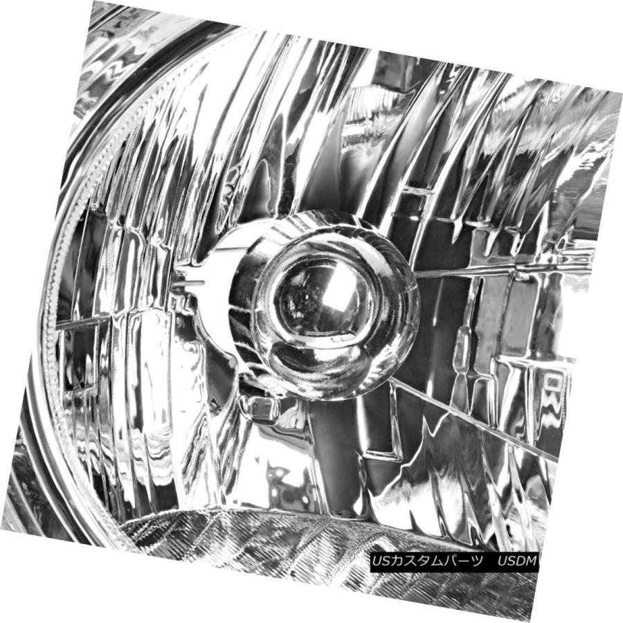 ヘッドライト 2003-2008 HONDAエレメントペアクロームハウジングクリアーコーナーヘッドライト/ランプセット FOR 2003-2008 Hの画像