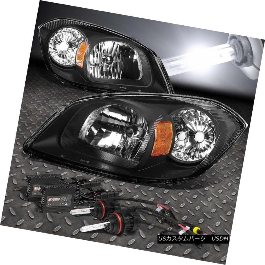 ヘッドライト BLACK HOUSING HEADLIGHT + AMBE   Rコーナーランプ+ 5?10 COBALT /