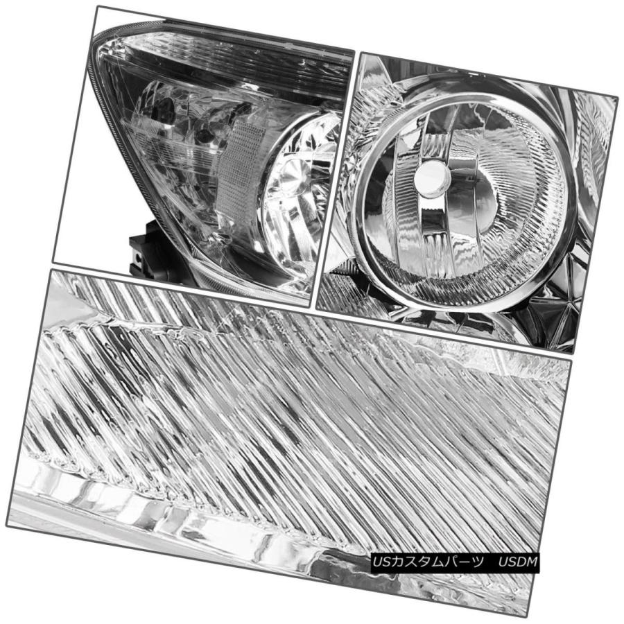 ヘッドライト 2006-2008 TOYOTA RAV4ペアクローム住宅クリアーコーナーヘッドライト/ランプセット FOR 2006-2008 TOYの画像