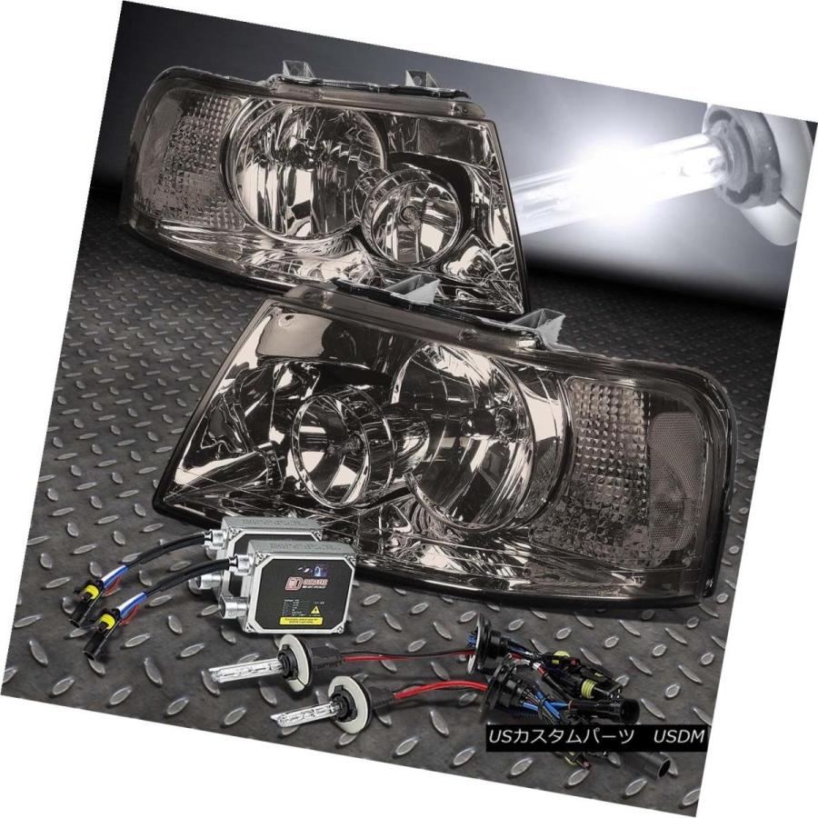 ヘッドライト SMOKED HOUSING HEADLIGHT + CLEA   Rコーナーランプ+ 6000K HIDキット