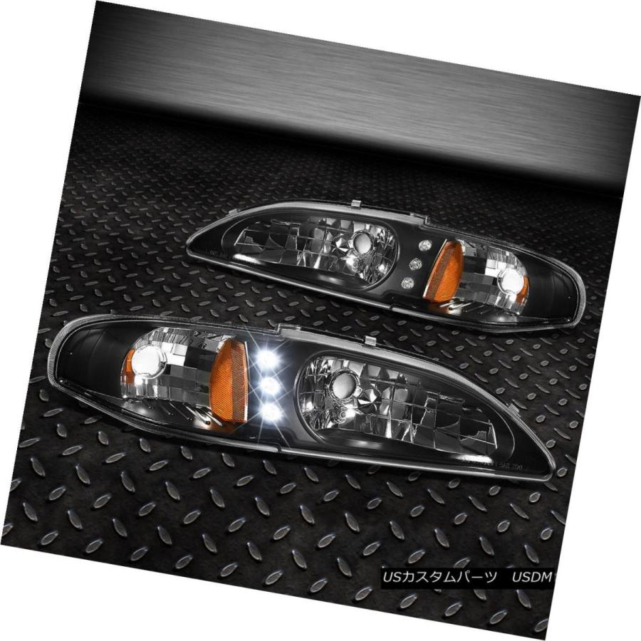 ヘッドライト BLACK HOUSING LEDヘッドライト+コーン  ER + WHITE LED 9007 HID W /の画像