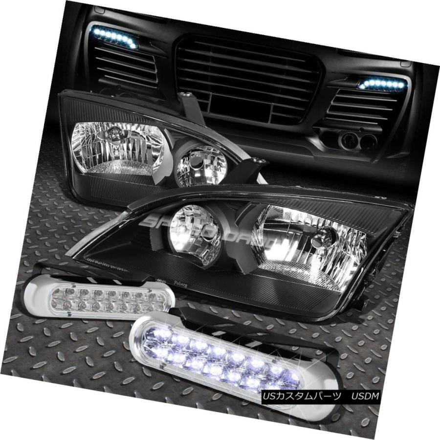 ヘッドライト BLACK HOUSING HEADLIGHT + CLEA   Rコーナー+ 05-07フォードフォーカス用1