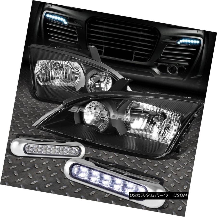 ヘッドライト BLACK HOUSING HEADLIGHT + CLEA   Rコーナー+ 05-07フォードフォーカス用1