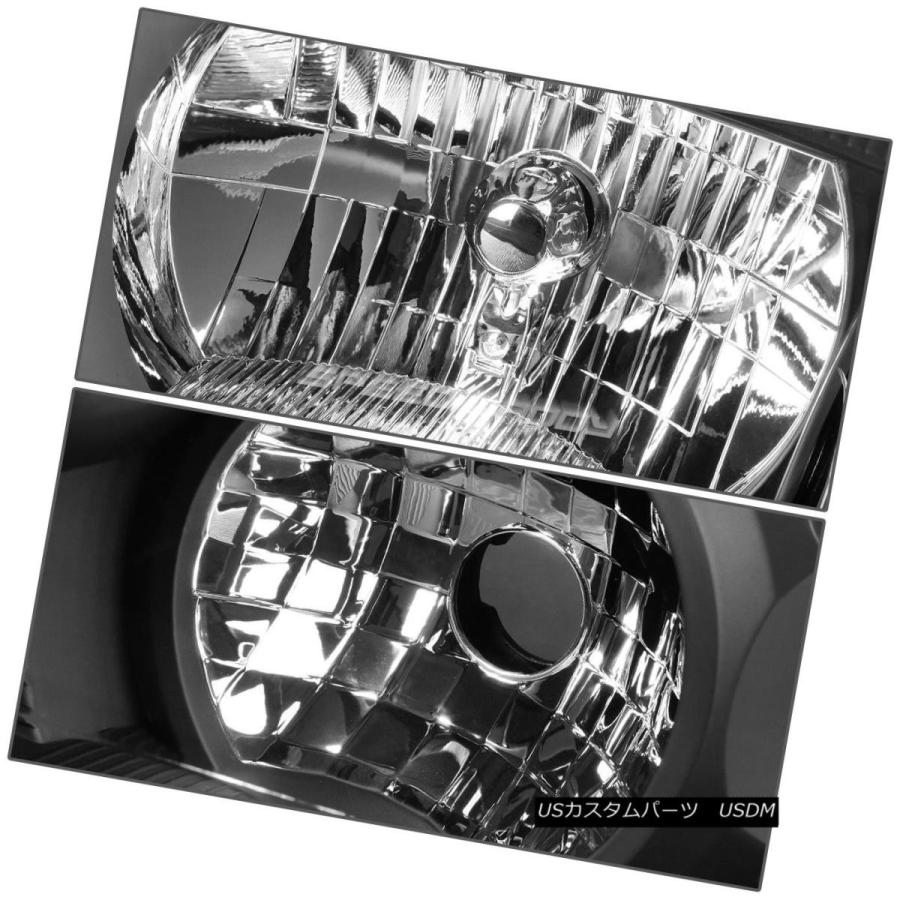 ヘッドライト BLACK HOUSING HEADLIGHT + CLEA   Rコーナー+ 05-07フォードフォーカス用1_2
