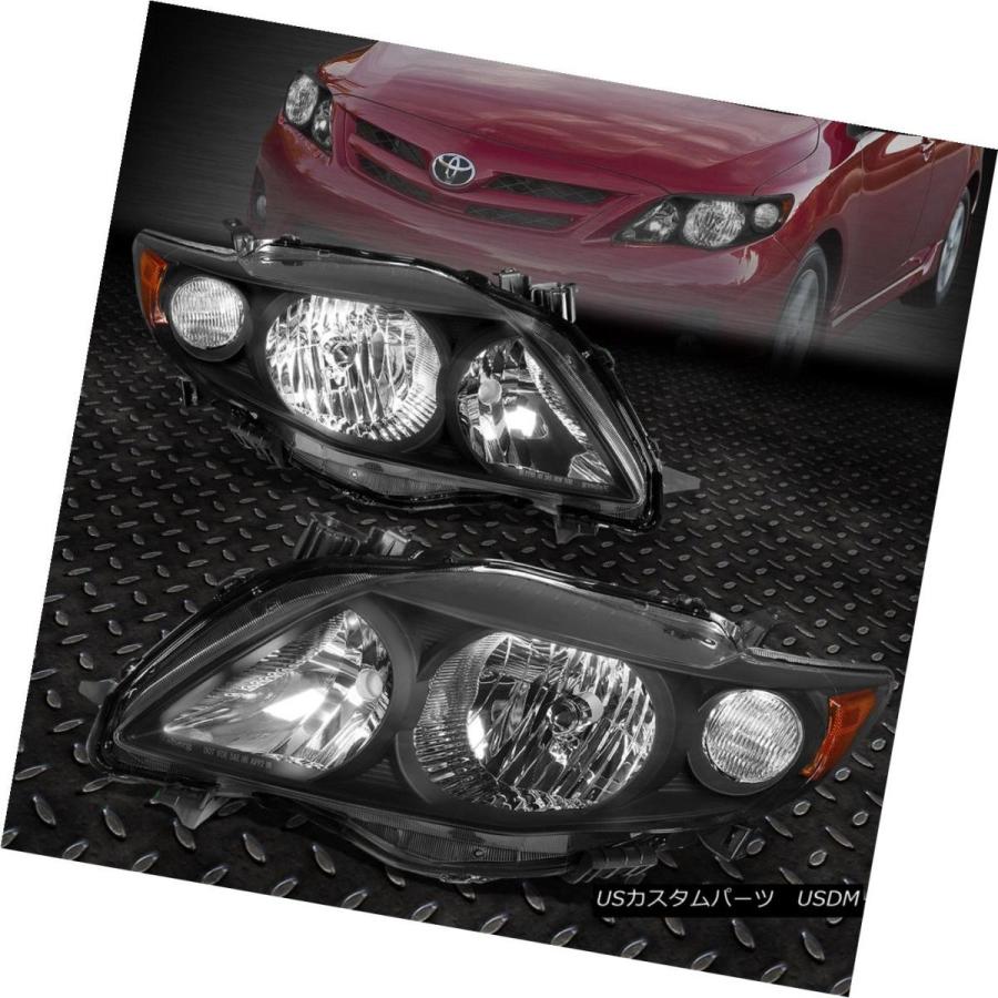 ヘッドライト BLACK HOUSING HEADLIGHT + AMBE   09-10トヨタコーラのRコーナー+クリアフォの画像