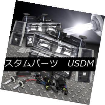 ヘッドライト FOR 94-98 TAHOE / C1500 / BL \u003cbr\u003e \u003c/ br\u003eアザーブラックヘッドライト+バンパー+ C
