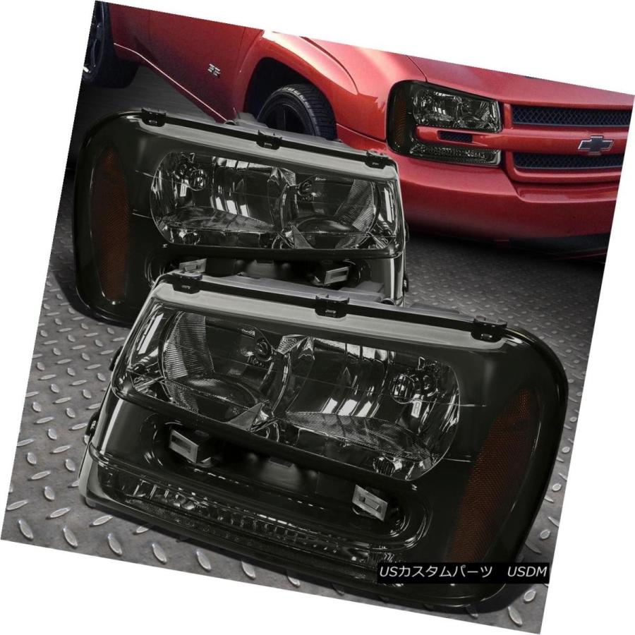 ヘッドライト SMOKED HOUSING HEADLIGHT + AMBE   Rコーナー+ 02-09ブレイザー用6000の画像