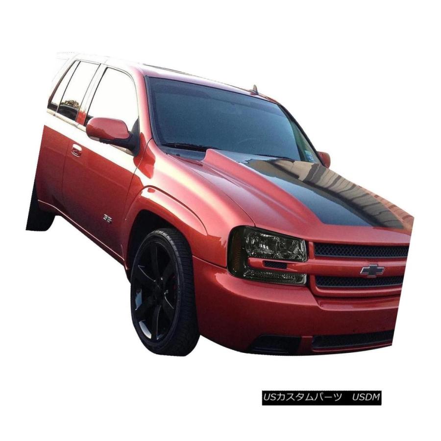 ヘッドライト SMOKED HOUSING HEADLIGHT + AMBE   Rコーナー+ 02-09ブレイザー用6000の画像