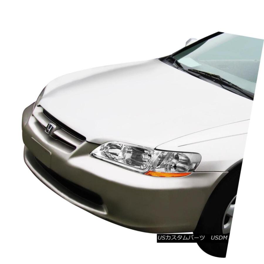ヘッドライト CHROME HEADLIGHT + AMBE   Rコーナー+ DRL + 98-02アコーディオンCGのための画像