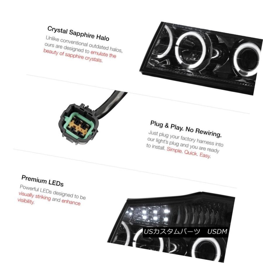 ヘッドライト 2004年?2015年Titan SLプロジェクター煙LED電球ヘッドライト着色テールライトランプ For 2004-2015 Titaの画像