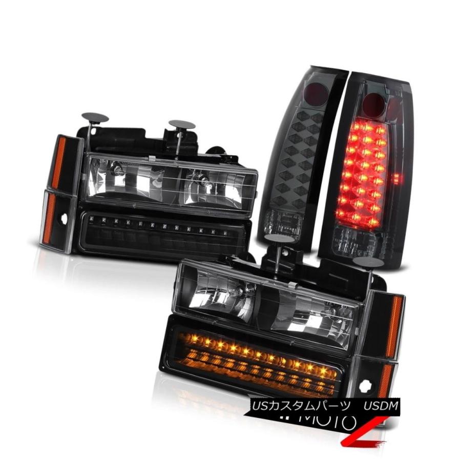 値引 ヘッドライト Smoke Ledテールライトブレーキランプ Smdブラックdrl Left Rightヘッドライトヘッドランプ Smoke Led 新作モデル Www Intime Univ Org