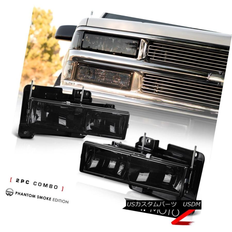 ヘッドライト 94-98 Chevy C3500ルーフキャブライトテールブレーキランプコーナーパーキングヘッドランプL + R 94-98 Chevyの画像