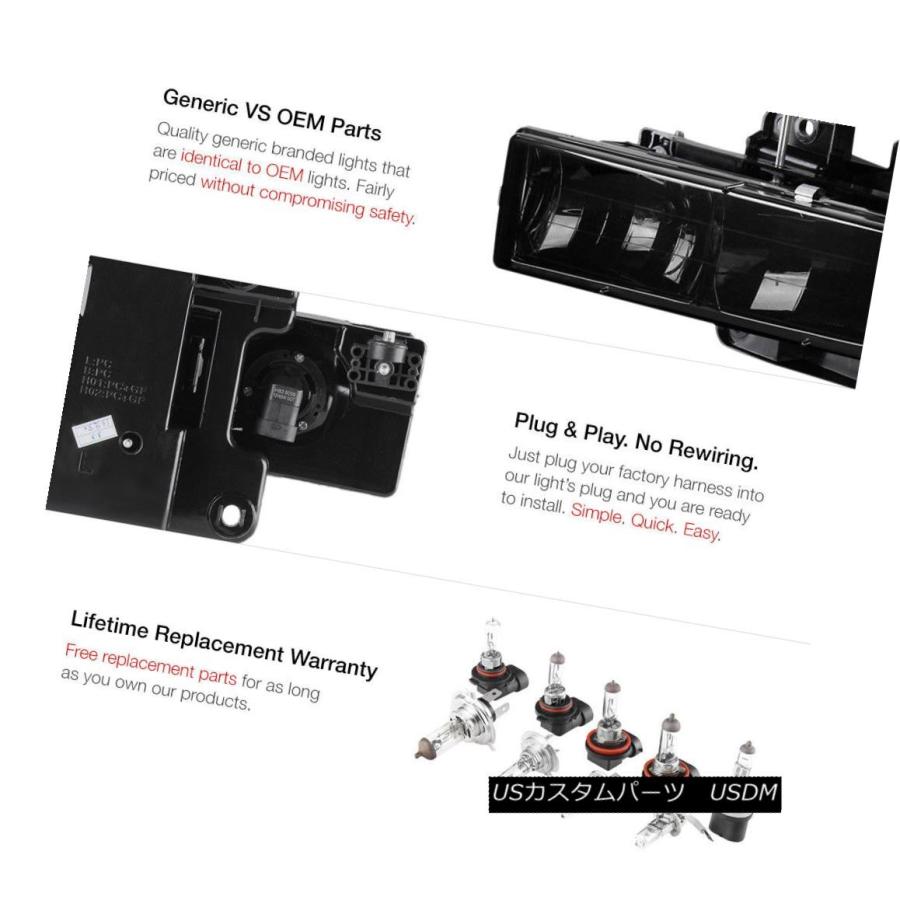 ヘッドライト 94-98 Chevy C3500ルーフキャブライトテールブレーキランプコーナーパーキングヘッドランプL + R 94-98 Chevyの画像