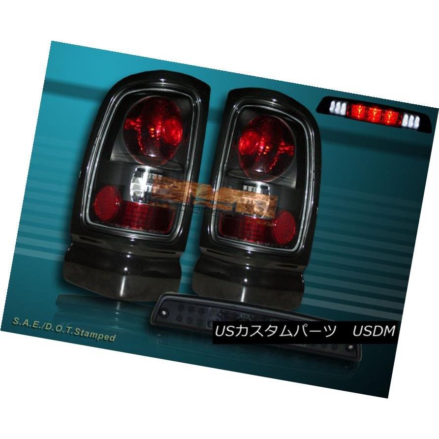 テールライト 1994-2001 DODGE RAM 1500 2500 3500テールライトダークソーク+ 3RDブレーキライトソーキ 1994-2