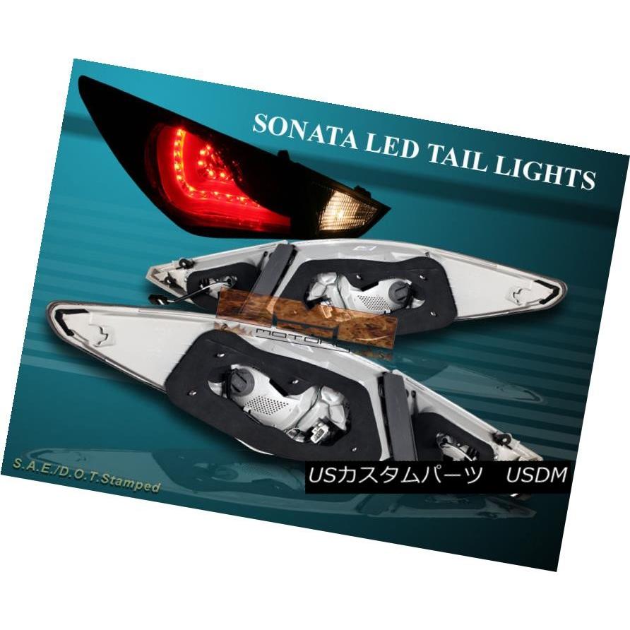 テールライト 2011年の2012年の2013年のSONATAテールライトに適合する新しい赤色のLED 4個のPC FIT FOR 2011 2012の画像