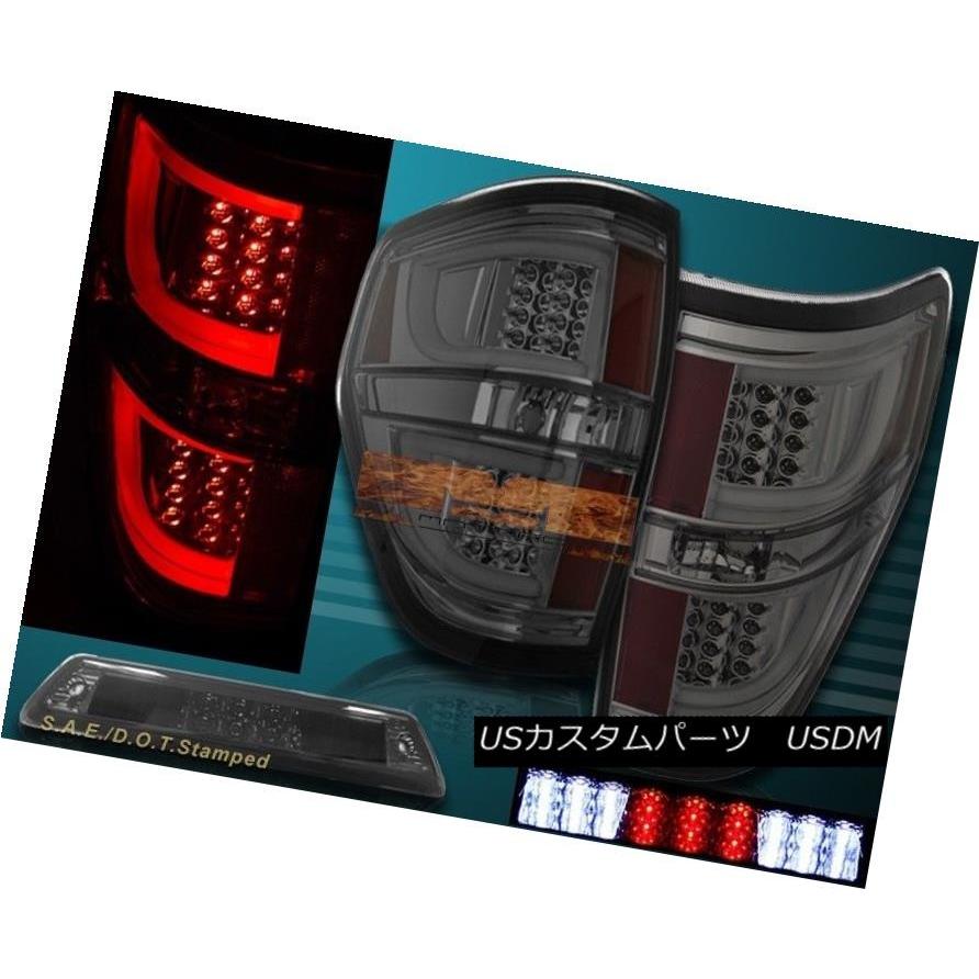 テールライト 09-14 Ford F150 XL XLT STXスモークハウジングLEDテールライトG2 + 3rdブレーキライト 09-14 Fo