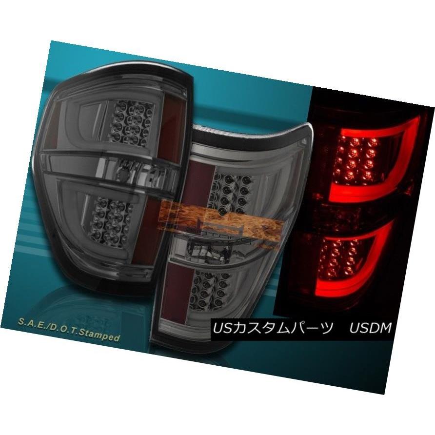 テールライト 09-14 Ford F150 XL XLT STXスモークハウジングLEDテールライトG2 + 3rdブレーキライト 09-14 Foの画像